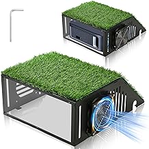 Floor-Mounted Golf Simulator Projector Cover with Steel Frame