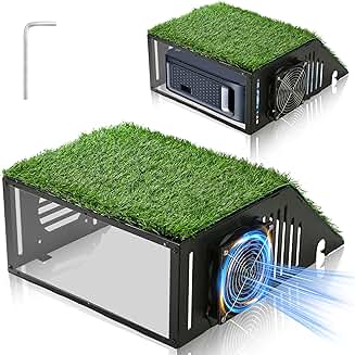 Floor-Mounted Golf Simulator Projector Cover with Steel Frame