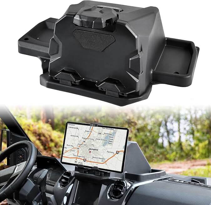 Adjustable Tablet and Phone Holder for Polaris Ranger 2024+