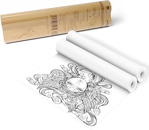 A4 Thermal Printer Paper Rolls, 8.27" Wide, 100 Sheets