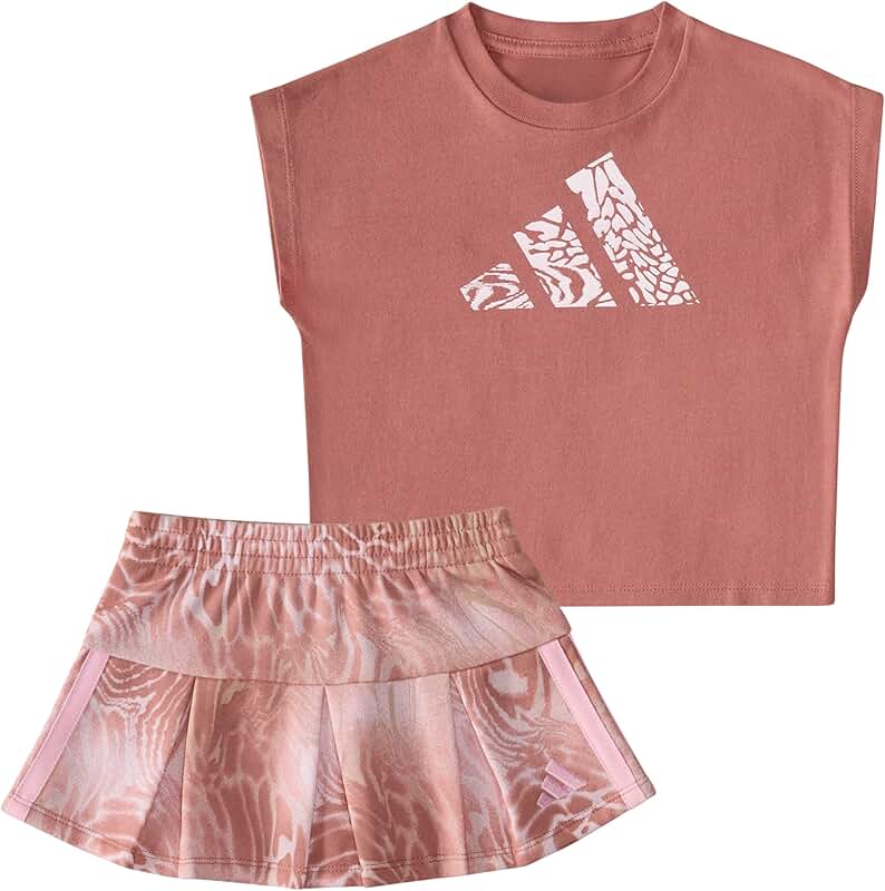 Baby Girls Sleeveless Top and Skort Set