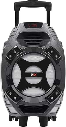Rechargeable Portable Speaker with 8" Woofer and 400W
