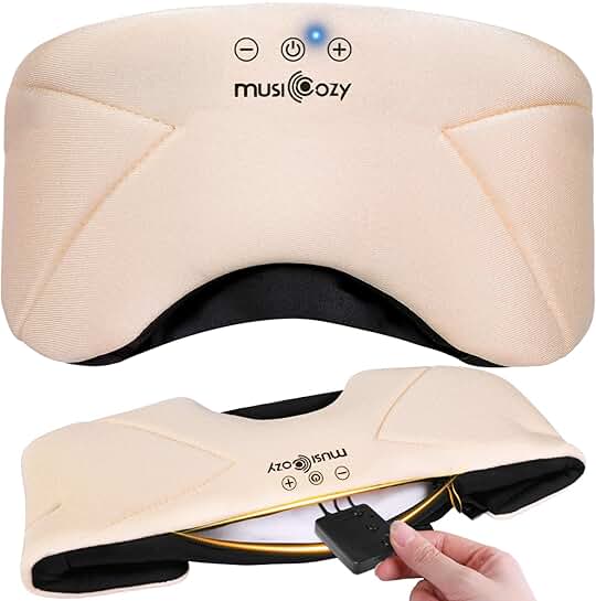 Wireless Sleep Headphones with Cooling Eye Mask