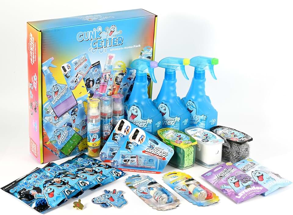 Multi-Purpose Cleaning Kit for Floors, Counters, Bathroom, and Glass