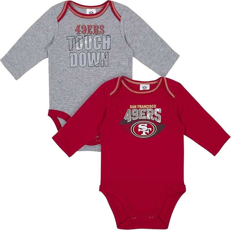 NFL team baby long sleeve onesie set