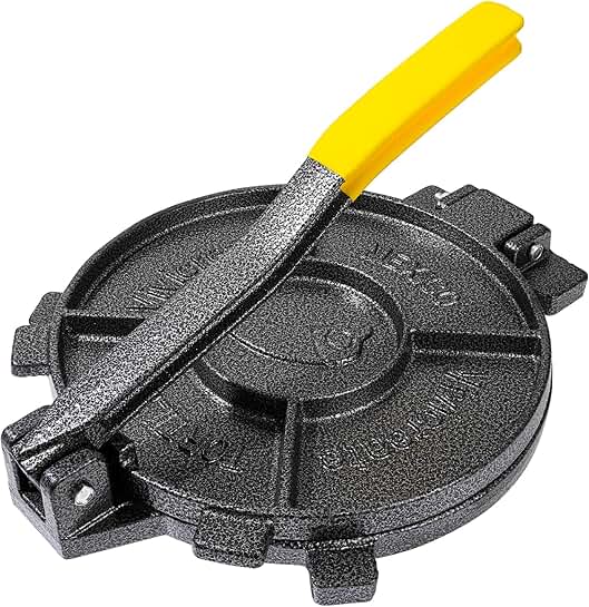 10-Inch Heavy Duty Cast Iron Tortilla Press