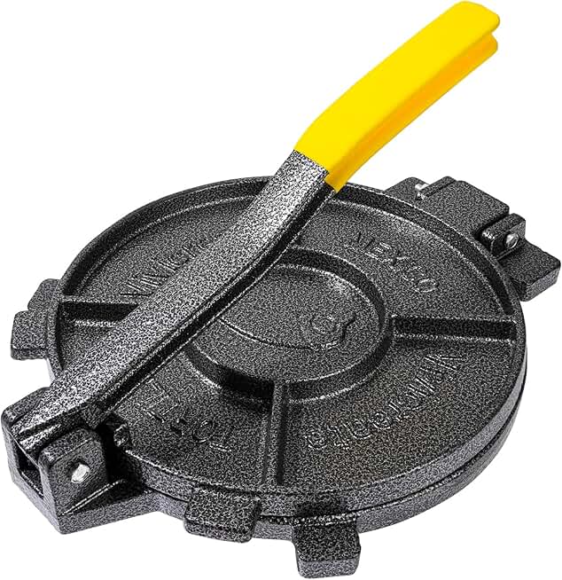 10-Inch Heavy Duty Cast Iron Tortilla Press