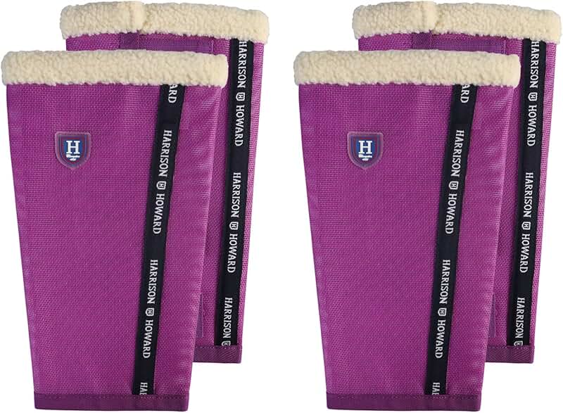 Loose-Fitting UV-Protective Horse Fly Boots, Set of 4