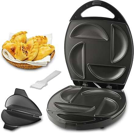 Electric Empanada and Dumpling Maker with Mold