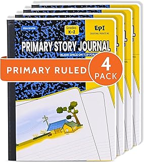 Set of 4 Marble Hardcover Composition Notebooks