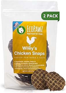 Healthy Human-Grade Dog Treats, Chicken, 2-Pack