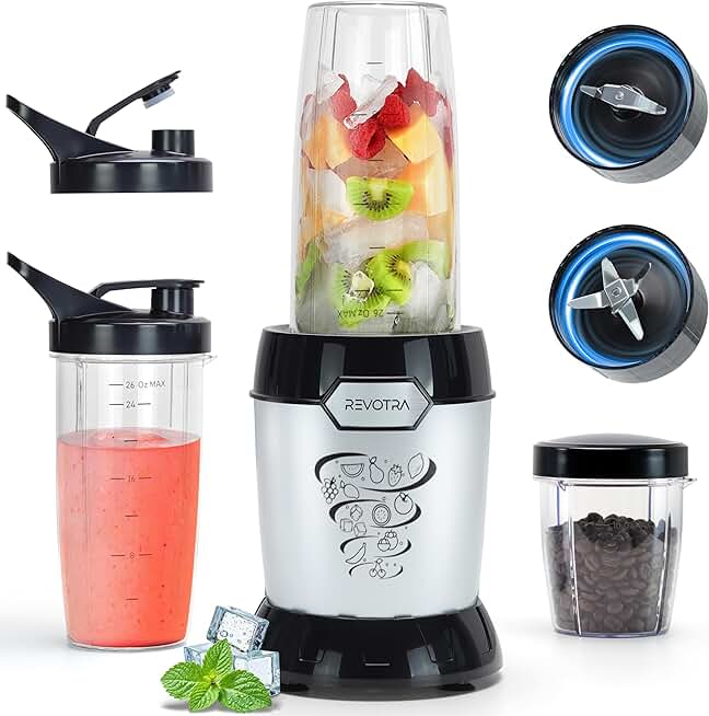1200W Personal Blender with 2 Travel Cups