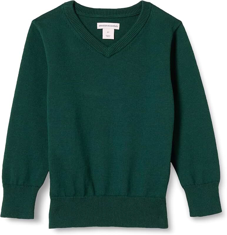 Kids' Cotton V-Neck Sweater