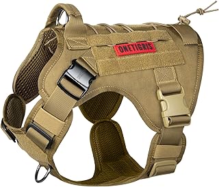 Tactical Dog Harness with Handle for Large Dogs
