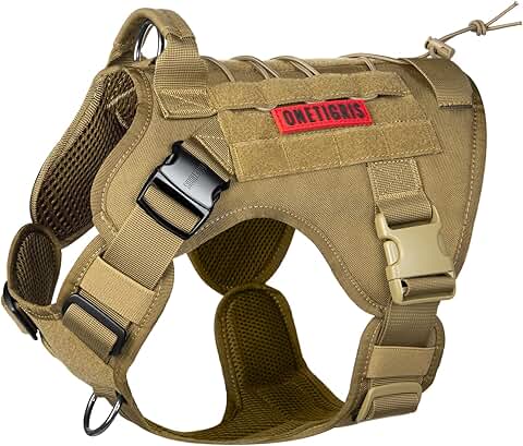 Tactical Dog Harness with Handle for Large Dogs
