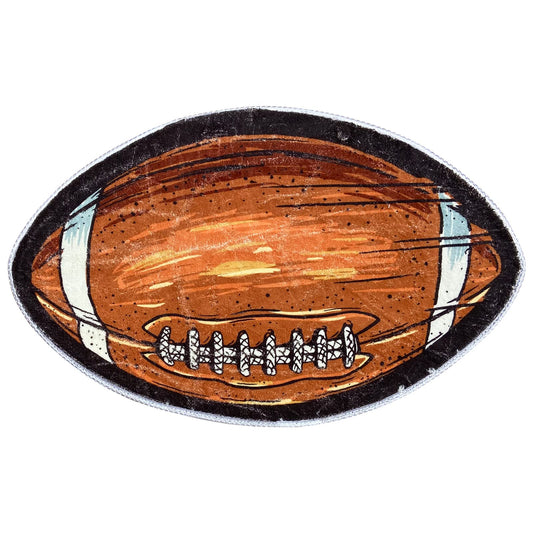Rugby Sunday Fun Retro Football Bedroom Bed Side Rug Home Bath Rugs Balcony Shower Tet Doormat Runner Throw Rugs Boy Room Floormat