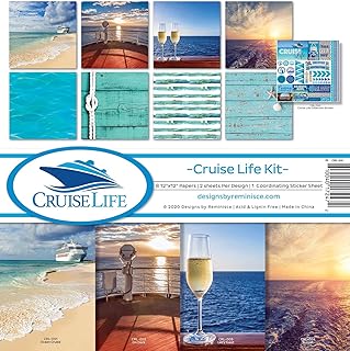 Cruise Life Scrapbook Collection Kit, 12x12 inches