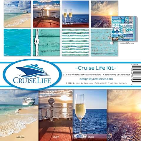 Cruise Life Scrapbook Collection Kit, 12x12 inches