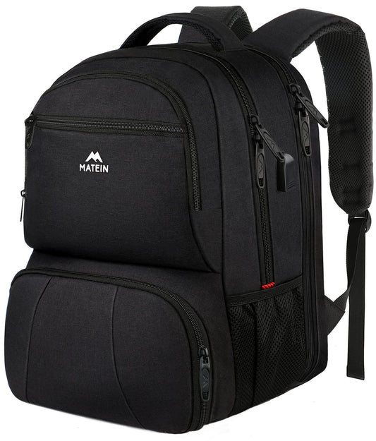 Lunch Backpack for Men, 17 Inch Insulated Cooler with USB Port