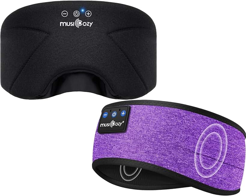 Wireless Sleep Headphones with Eye Mask and 14H Playtime