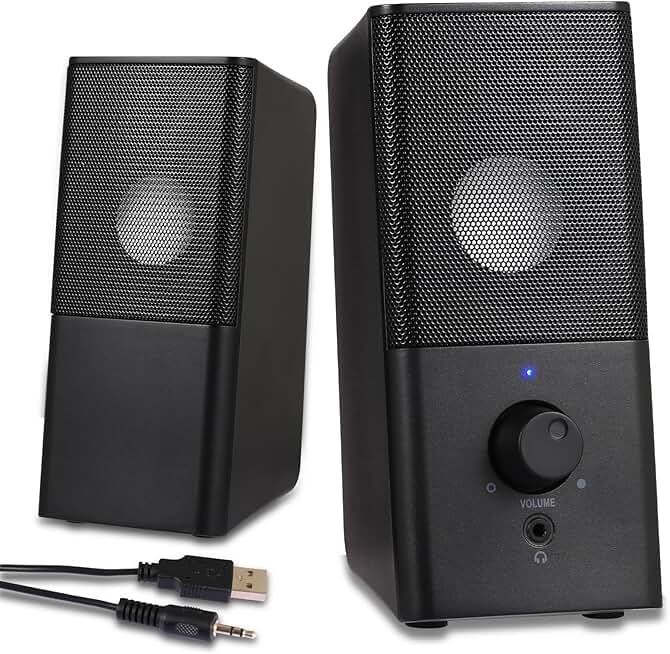 H21 Classic Desktop Computer Speakers with Stereo Sound