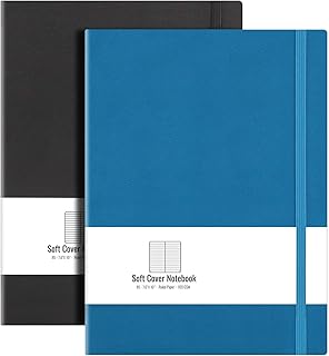 College Ruled Softcover Notebook, 2-Pack, 7.6 x 10 inches