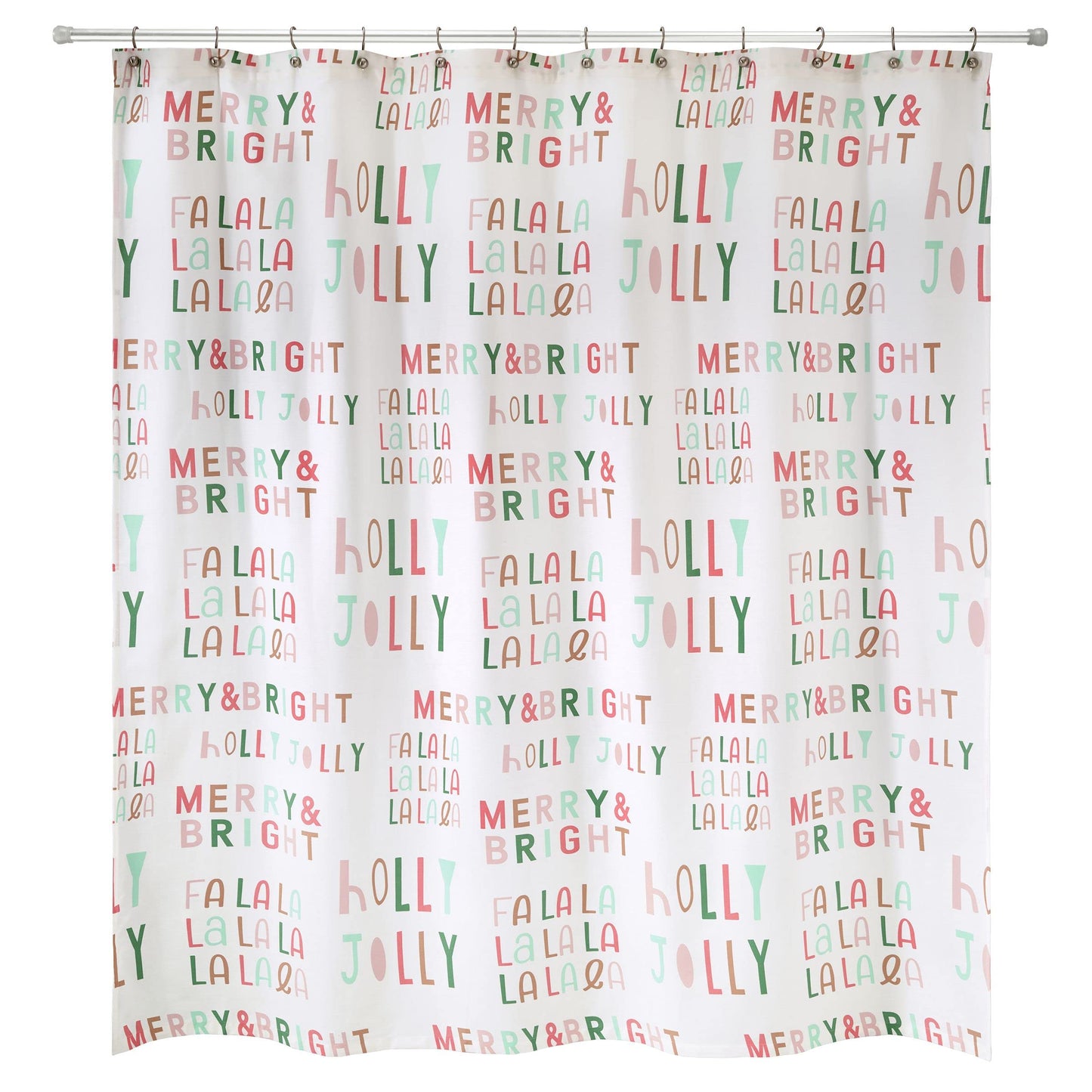 Holiday Shower Curtain, Waterproof, Bathroom  Holiday Decor, Falala,