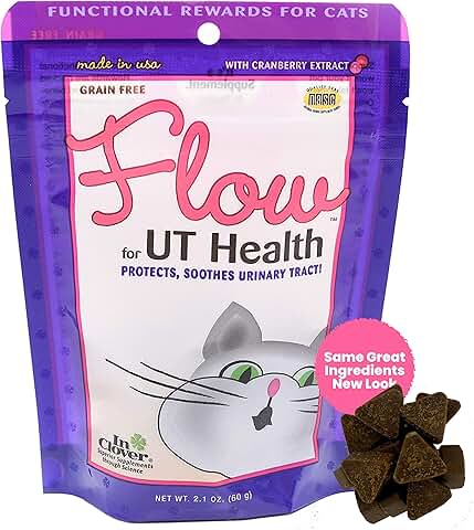 Clover Flow Soft Chews for Cats for Urinary Health