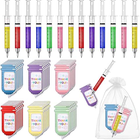 24 Medical Assistant Gift Set with Syringe Pens and Cards