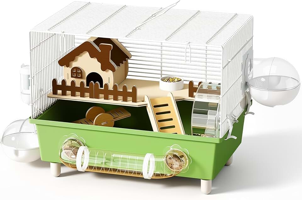10-in-1 Small Animal Cage with Accessories