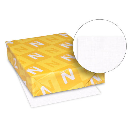 Classic Linen Solar White Paper, 8.5 x 11, 500 Sheets