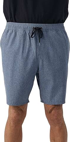 Men's 18-inch Elastic Waist Hybrid Shorts