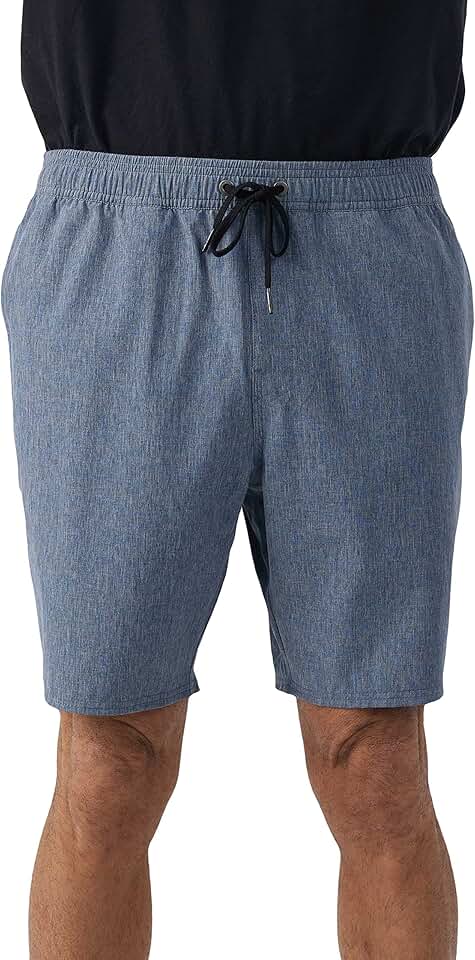 Men's 18-inch Elastic Waist Hybrid Shorts