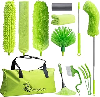 11-Piece Microfiber Duster Kit with Extension Pole