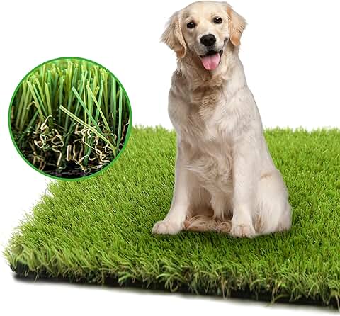 Artificial Grass Turf for Dogs, 3x5 ft, Indoor/Outdoor
