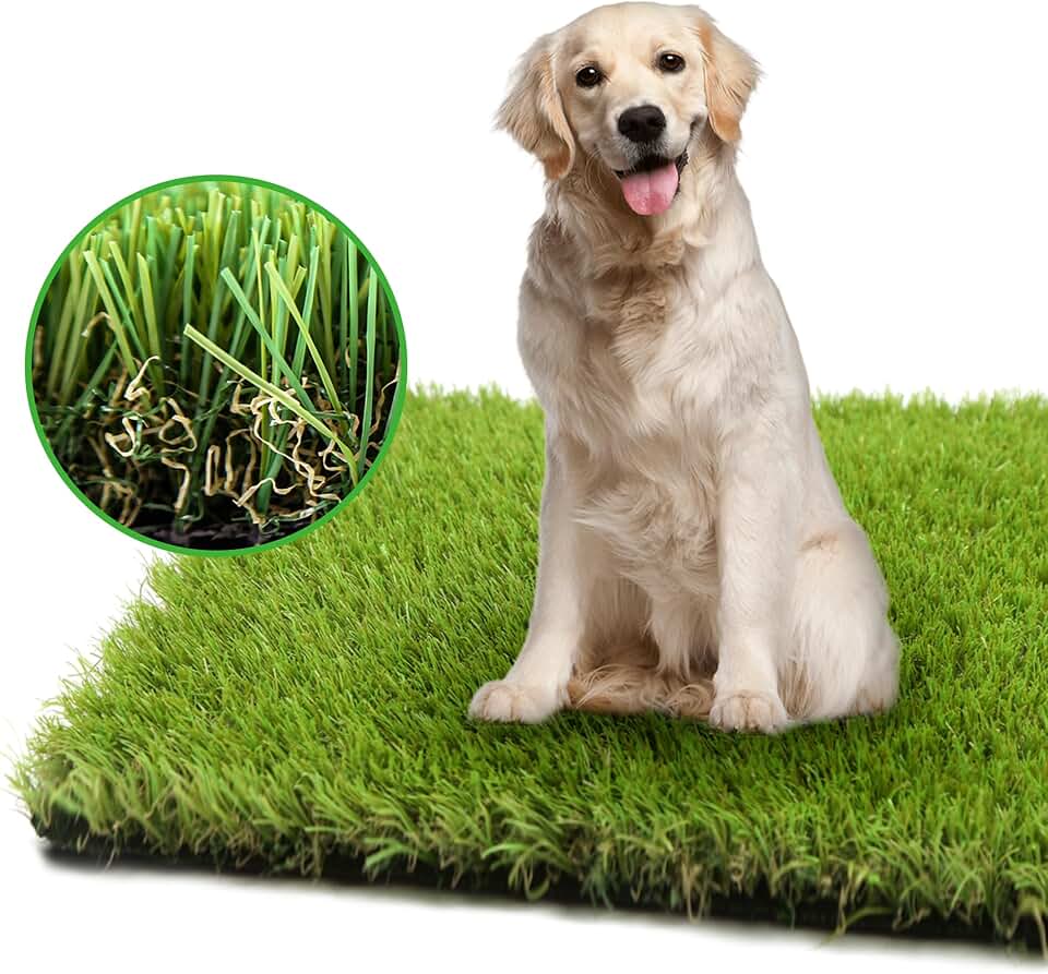 Artificial Grass Turf for Dogs, 3x5 ft, Indoor/Outdoor