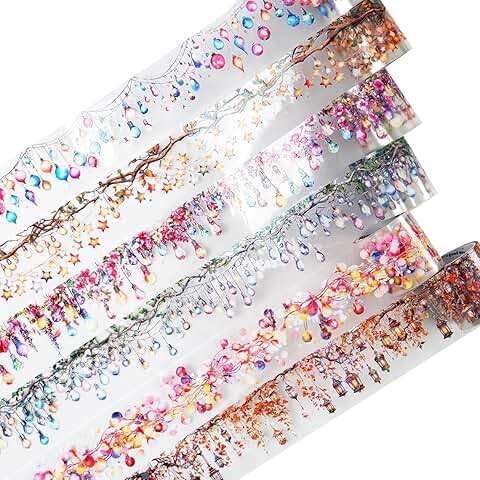 Light Surround PET Tape Set with 6 Holographic Rolls
