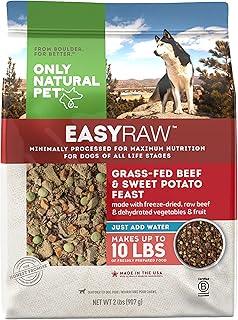 EasyRaw Dehydrated Raw Dog Food with Beef and Sweet Potato
