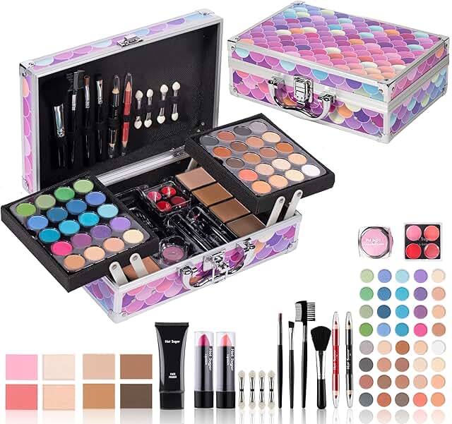 Mermaid Makeup Kit for Girls Ages 8-16