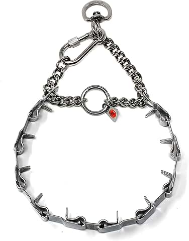 Stainless Steel Prong Dog Training Collar 24 inches
