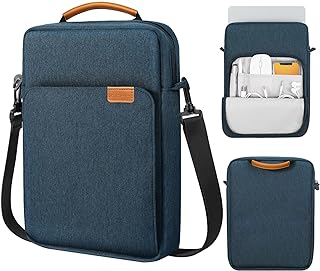 Laptop Sleeve Bag for 13-14 Inch Devices with Handle and Strap