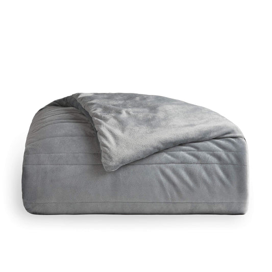 Anchor Blanket Available in Three Weights and Two Sizes-Promotes Deep Sleep-Silky Soft Cover 48in x 72in, 48 in x 72 in  15  Ash
