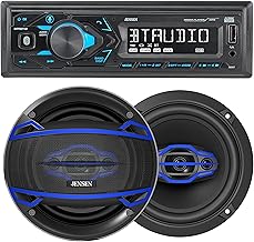 7-Character LCD Car Stereo and 6.5 Inch Car Speakers