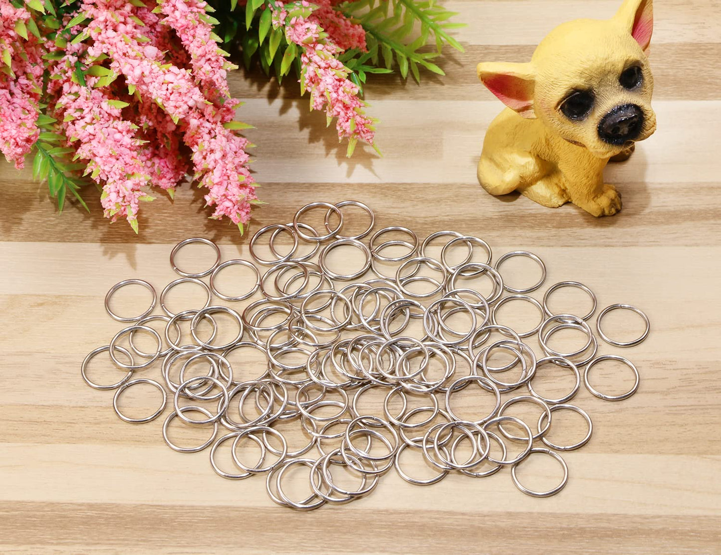 Stainless Steel Open Jump Rings for Jewelry Making 100PCS