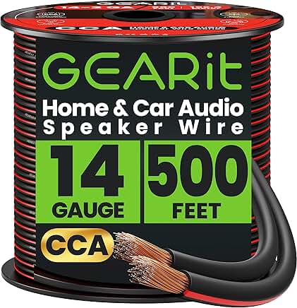 14 Gauge 500ft Speaker Wire for Audio Systems