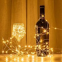 66 ft LED Copper Wire String Lights with Remote