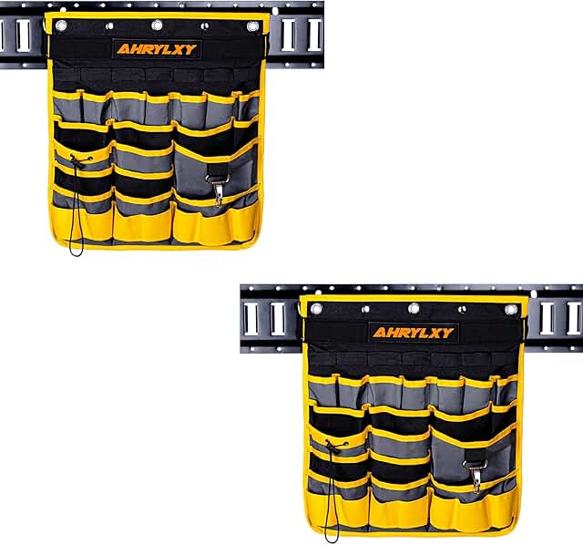 Two-Piece E-Track Wall Hanging Tool Organizer