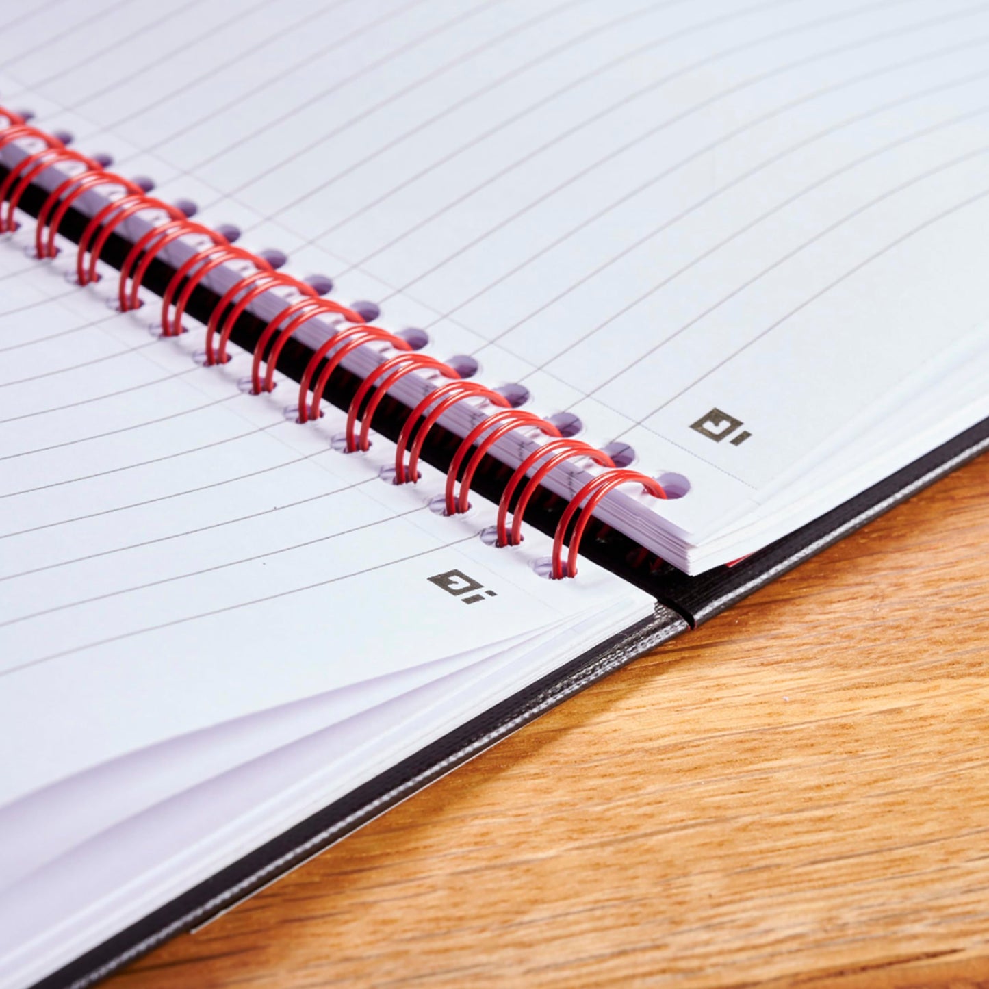 Black Hardcover Business Notebook, 8-1/4" x 5-1/4"