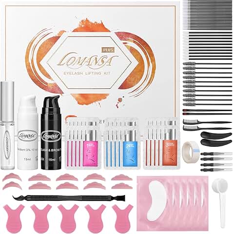 Instant Lash and Brow Lift Kit with Black Color