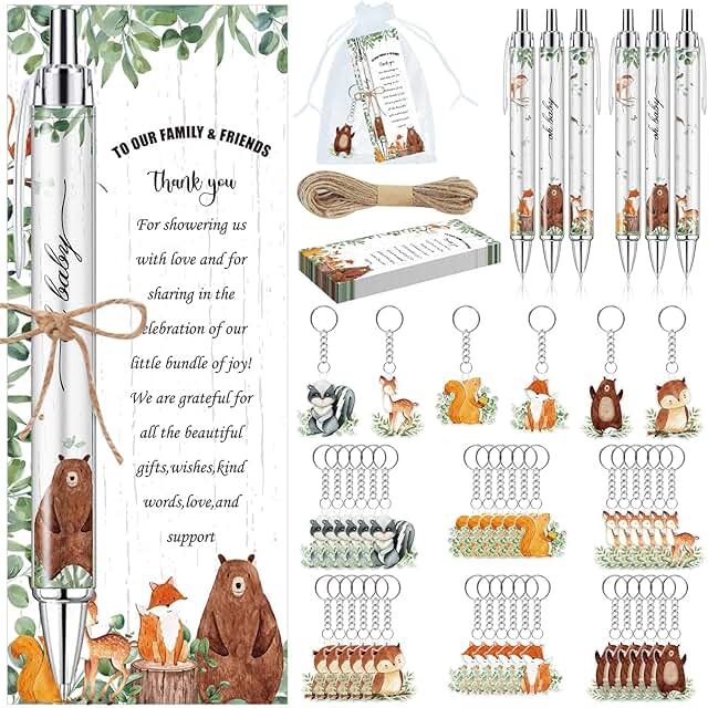 145 Woodland Baby Shower Favors for Guests